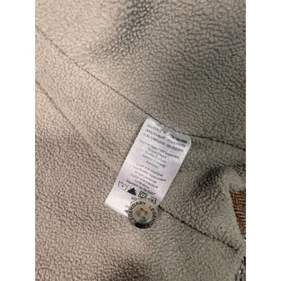 Legendary White Tails Fleece Lined Flannel Shacket Soft Warm Shirt Men M Pockets - Picture 6 of 14